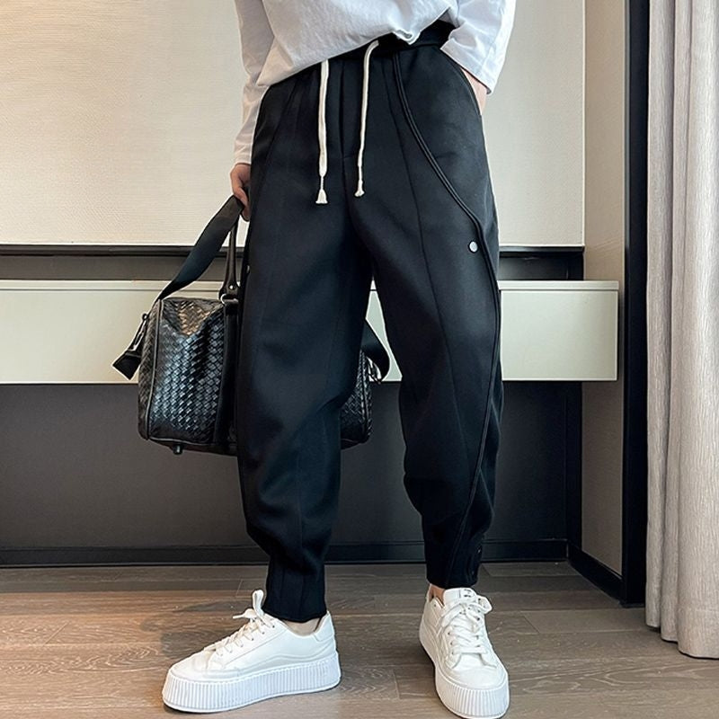 Dalibor | Heren Hype Tapered Joggingbroek Fluweel Katoen Comfortabel Stijlvol Functionele Zakken