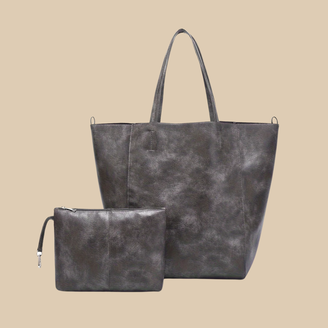 Ivera | Dames leren designer schoudertas – stijlvolle modieuze handtas