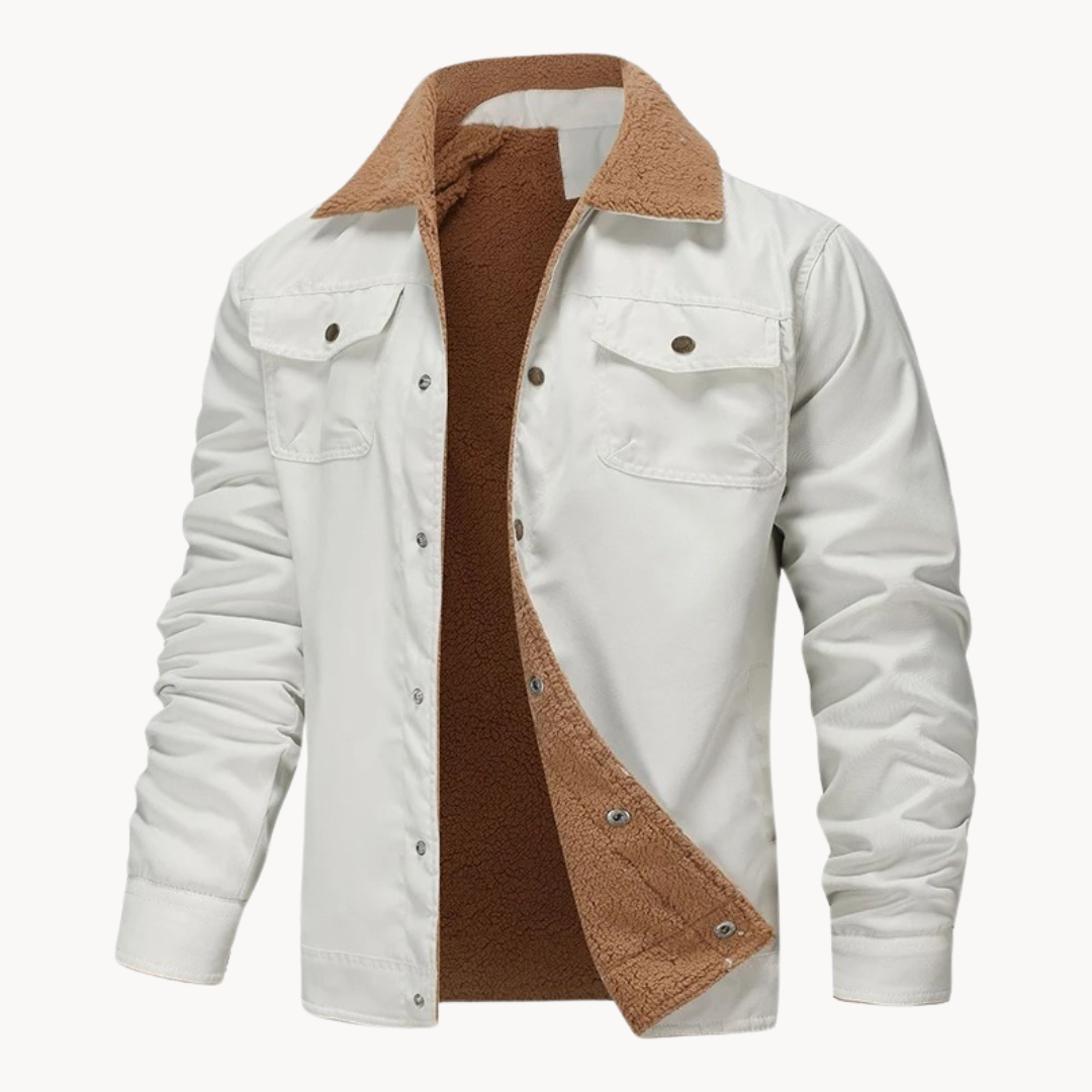 Quade | Men's Fleece-Lined Jacket - Warm Casual Outerwear