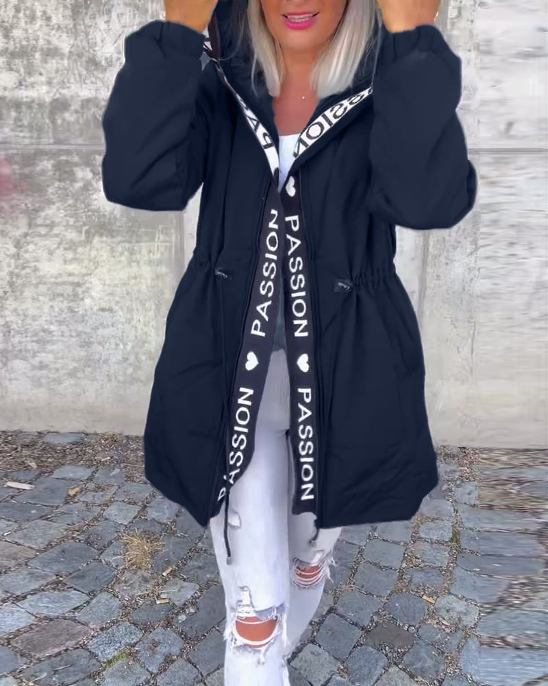 Breaen | Imperméable à capuche élégant et imperméable – Trench-coat léger à capuche
