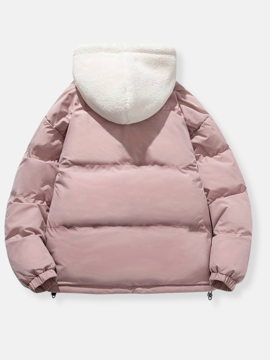 Meleia | Winterpufferjack voor dames met capuchon - Warme, waterdichte & geïsoleerde jas voor koud weer