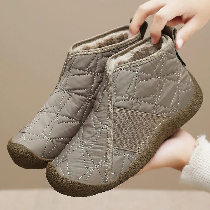 Lucius | Slip-On Sneakers & Sneeuwlaarzen voor dames - Warme, Waterdichte, Gezellige Winterschoenen