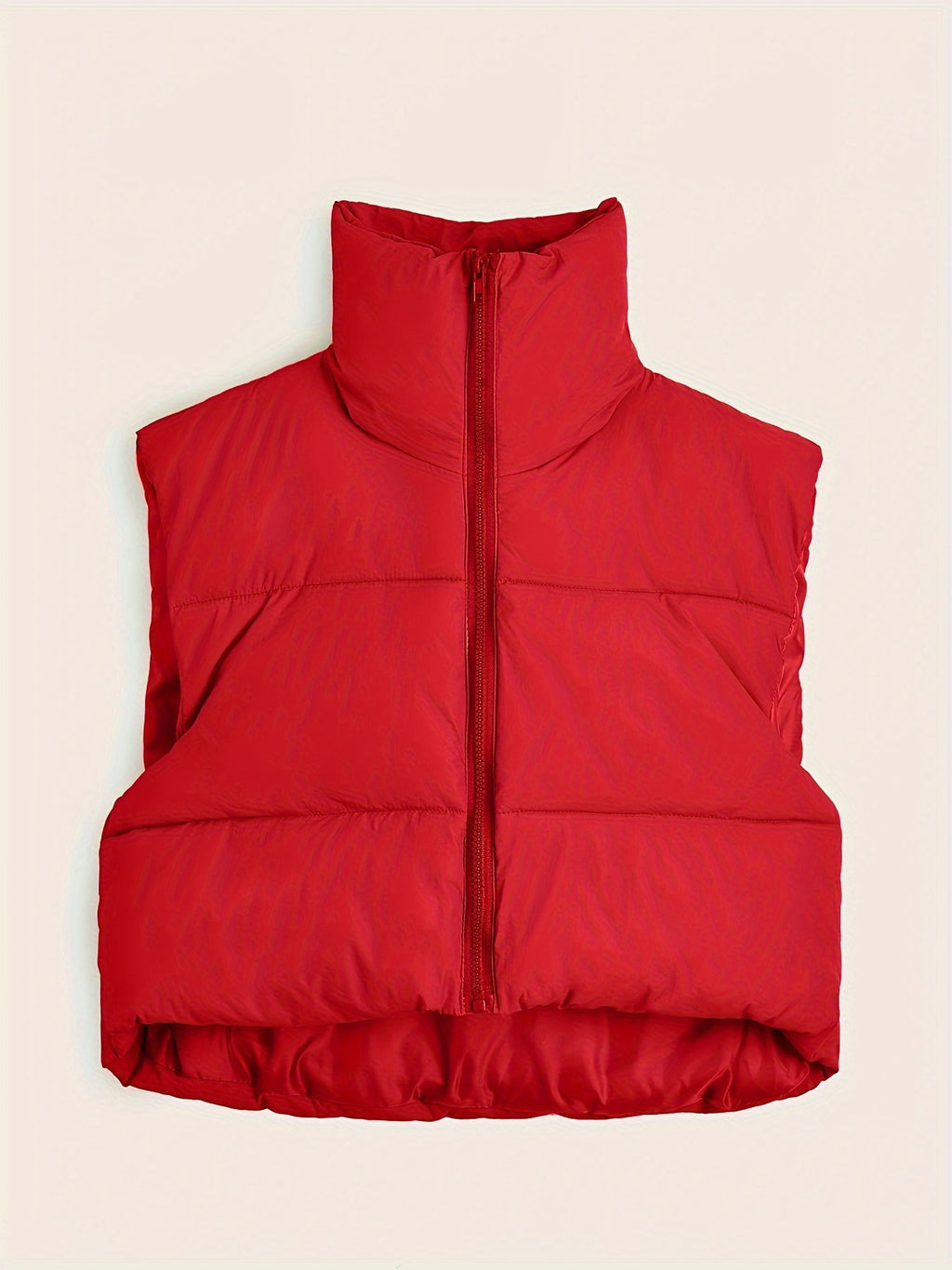 Adelheid | Vrouwen Lichtgewicht Mouwloos Thermisch Vest - Zip-up, Effen, Herfst/Winter Laag