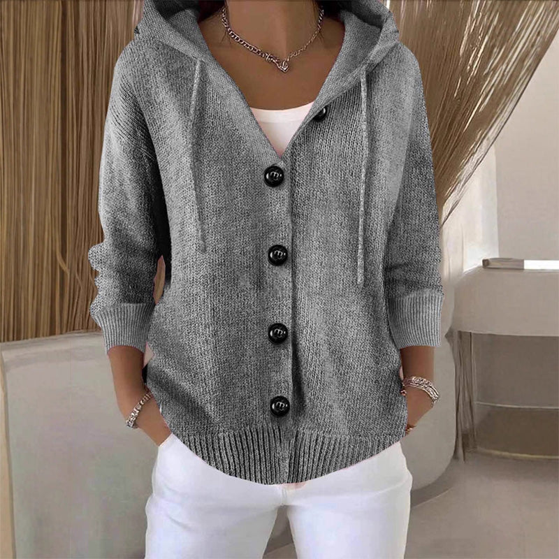 Quivira | Moeiteloze elegantie Gebreid vest voor dames – Comfortabele casual trui met lange mouwen