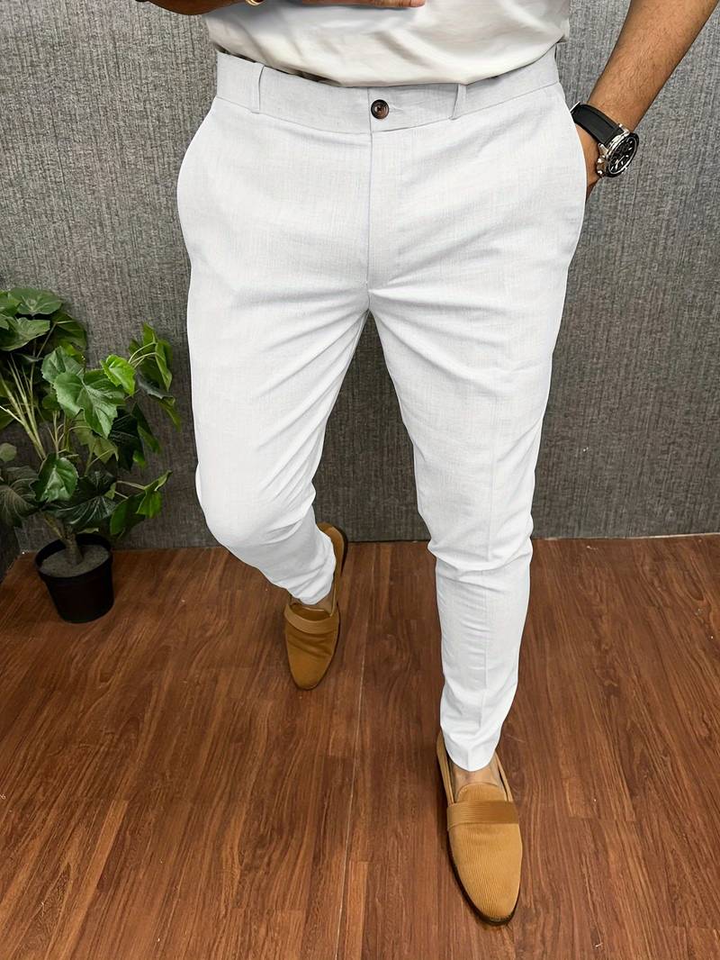 Olivier | Heren Slim Fit Business Casual Broek - Broek voor Kantoor & Dagelijks Dragen