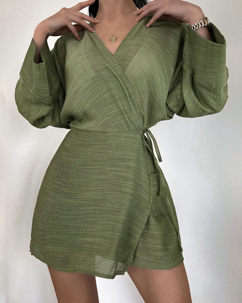 Lizbeth | Vacation V-Neck Bikini Dress
