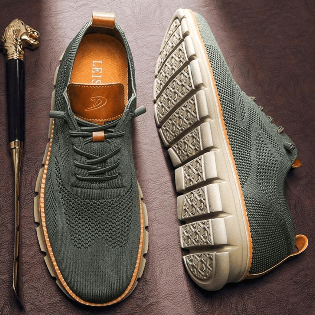 Ignacy | Chaussures de marche orthopédiques pour hommes - Semelles intérieures respirantes - Baskets confortables