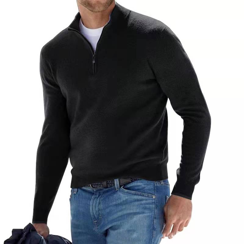 Leor | Comfortabele gebreide trui voor heren – Zachte, warme pullover voor herfst en winter