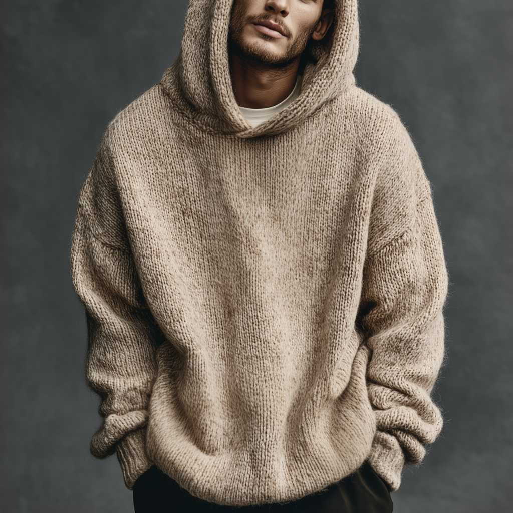 Orionel | Casual hoodiejas voor heren – Losvallende, comfortabele pullover