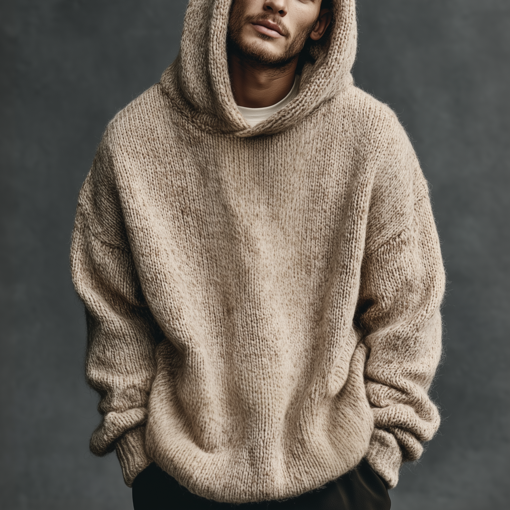 Orionel | Casual hoodiejas voor heren – Losvallende, comfortabele pullover