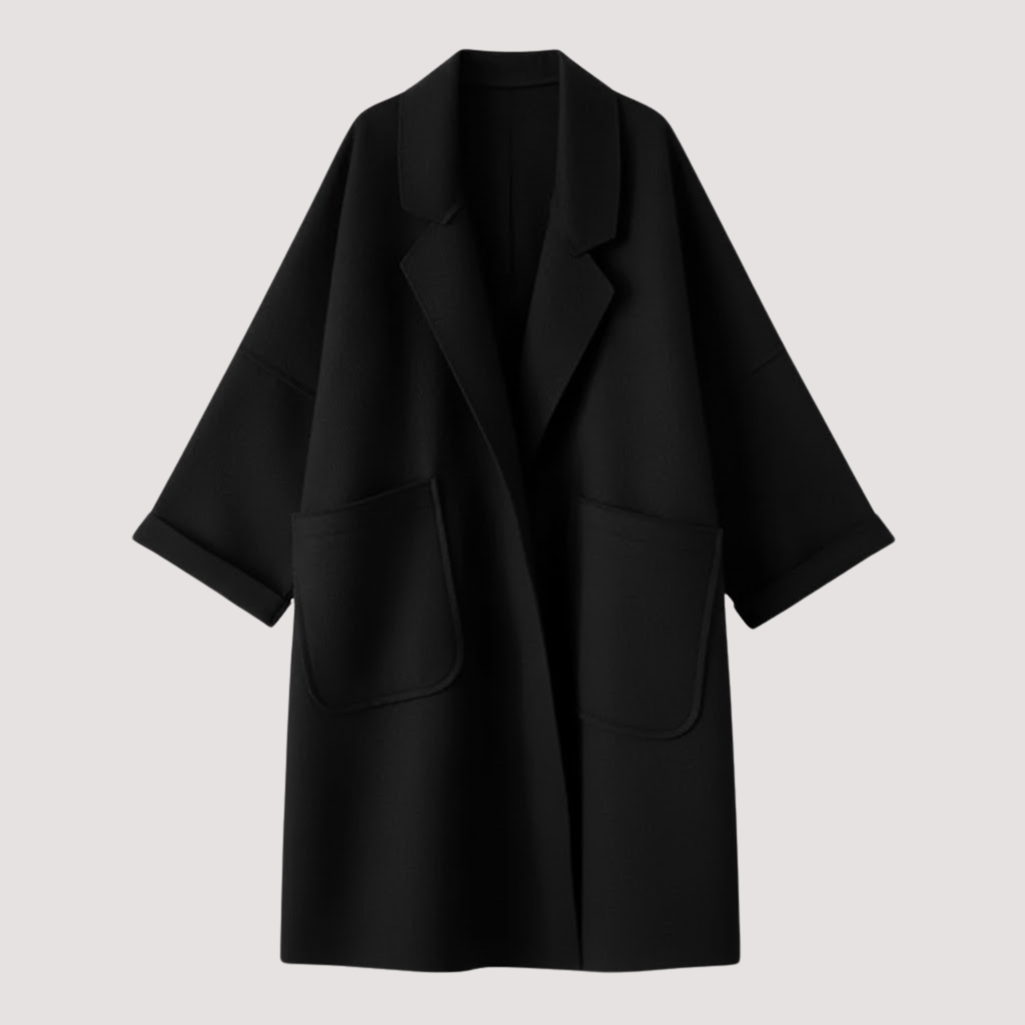 Almut | Oversized trenchcoat – Lange winterjas, chique losse pasvorm, elegante casual bovenkleding