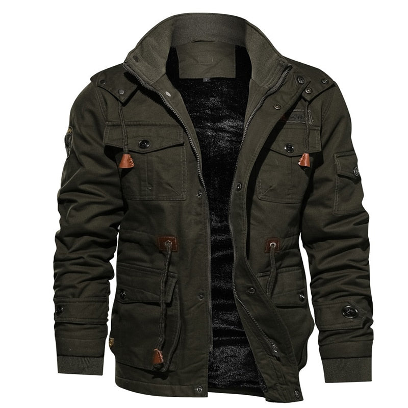 Belenus | Outdoorjas voor heren met meerdere zakken en capuchon