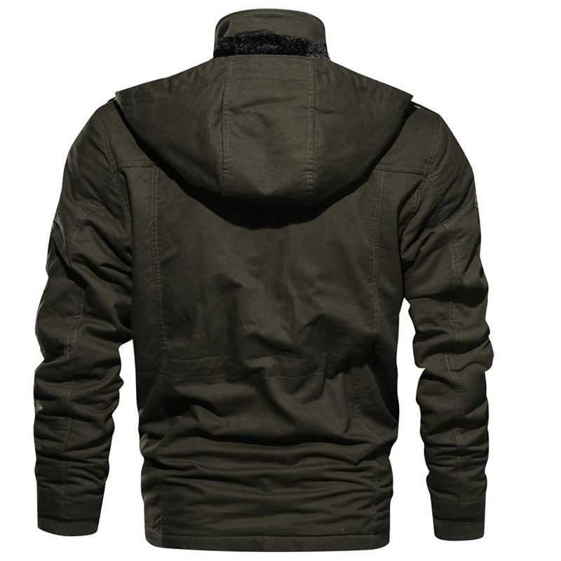 Belenus | Outdoorjas voor heren met meerdere zakken en capuchon