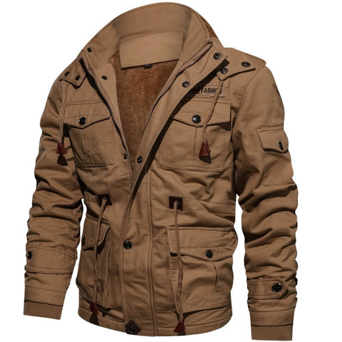 Belenus | Outdoorjas voor heren met meerdere zakken en capuchon