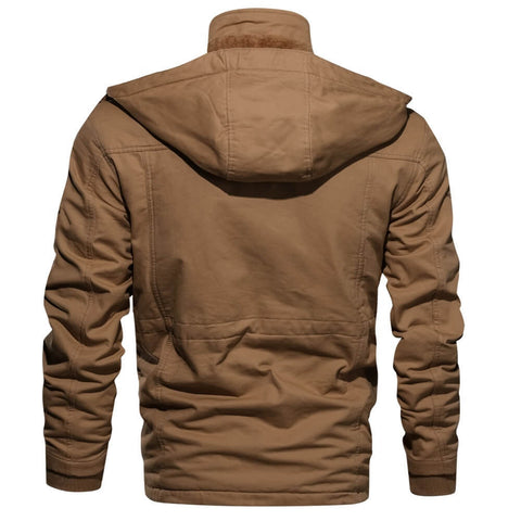 Belenus | Outdoorjas voor heren met meerdere zakken en capuchon