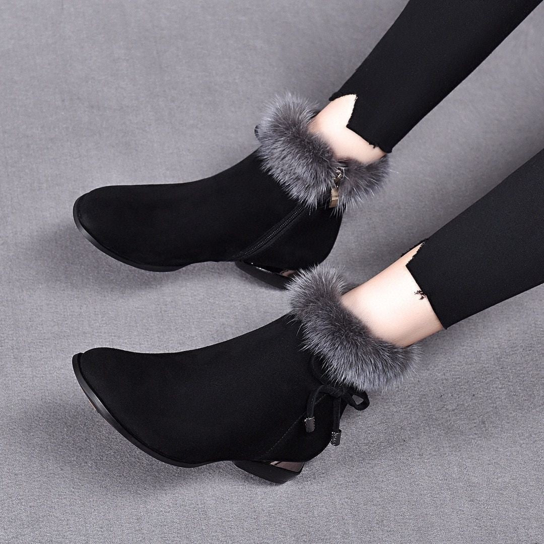 Fionelle | Leren winterlaarzen voor dames – zacht, warm en elegant