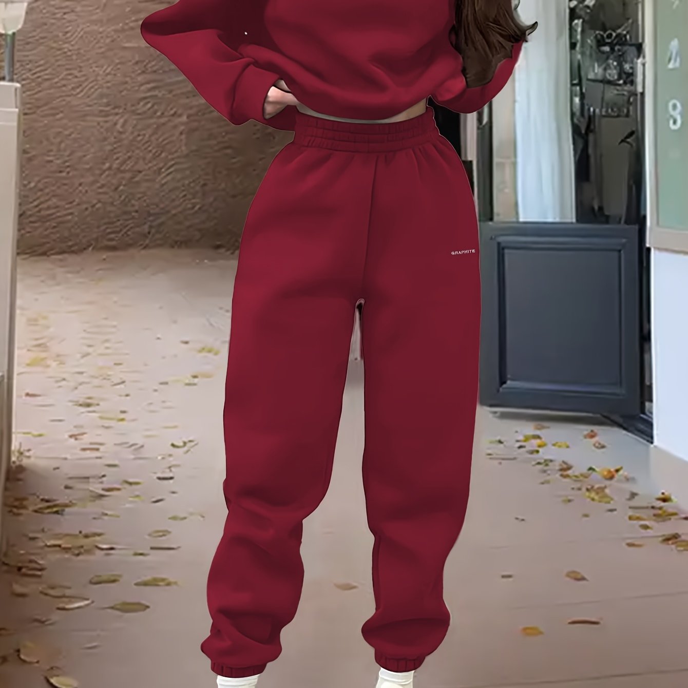 Dariah | Casual sweatshirt- en broekenset voor dames, losse pasvorm, comfortabele sportkleding