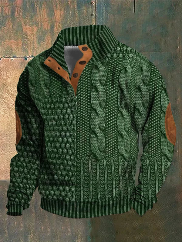 Emilson | Warme wintertrui – Gebreide trui met structuur, casual en stijlvolle pullover voor koud weer
