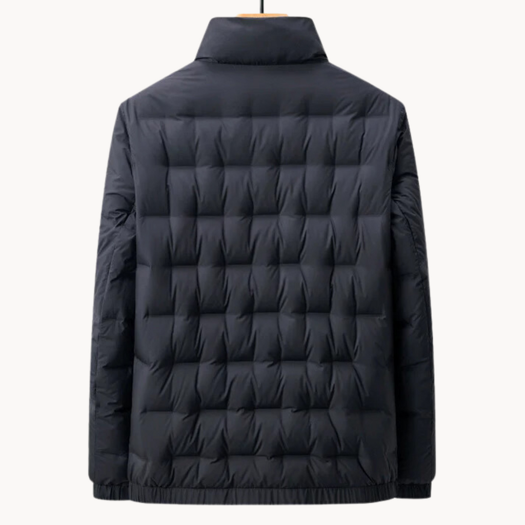 Wesley | Gewatteerd donsjack voor heren in de winter met staande kraag - warme, stijlvolle en geïsoleerde bovenkleding
