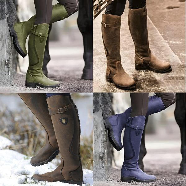 Nimbra | Elegante Waterdichte Kniehoge Laarzen voor Vrouwen - Antislip, Winter Modeschoeisel