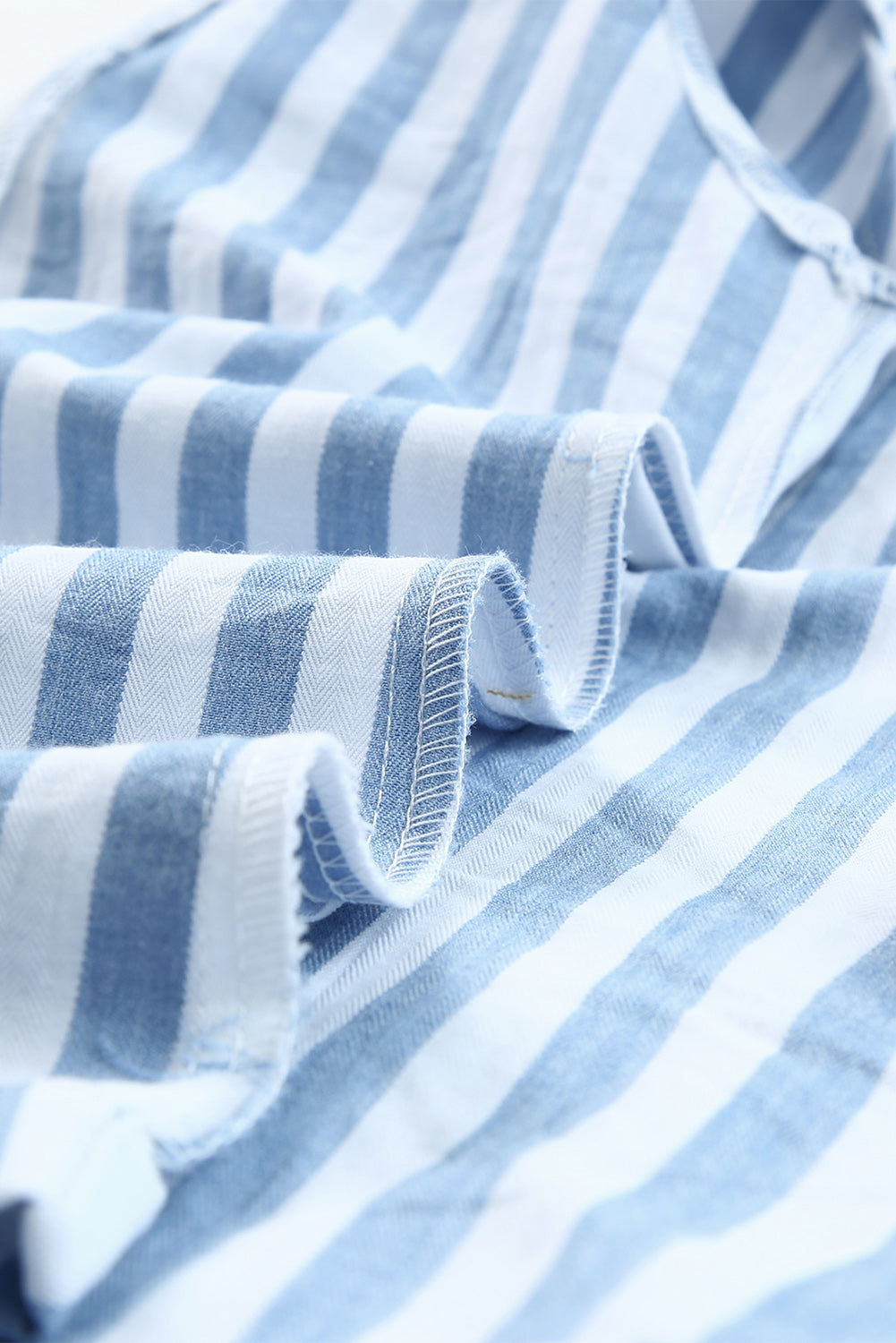 Nevena | Gestreepte Tanktop met Strikdetail op de Rug