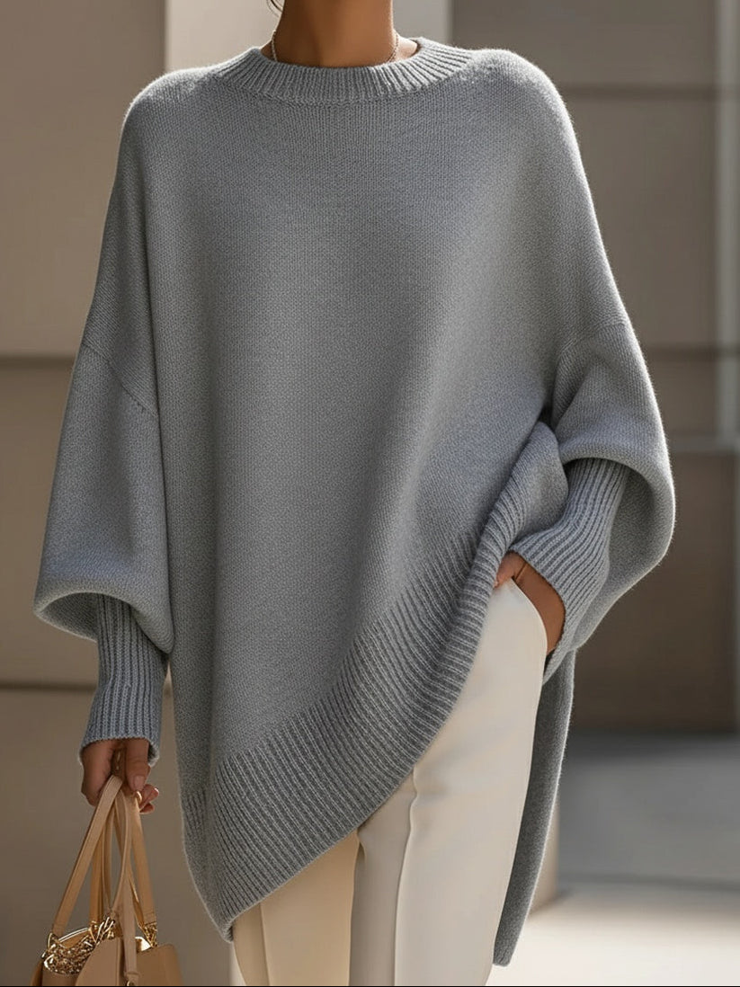 Kaivara | Oversized wollen trui voor dames – Comfortabele gebreide pullover, chique wintertop
