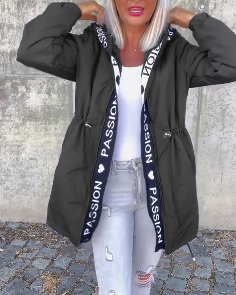 Rinella | Casual damesjas met capuchon – Lichtgewicht jas met capuchon, relaxte pasvorm