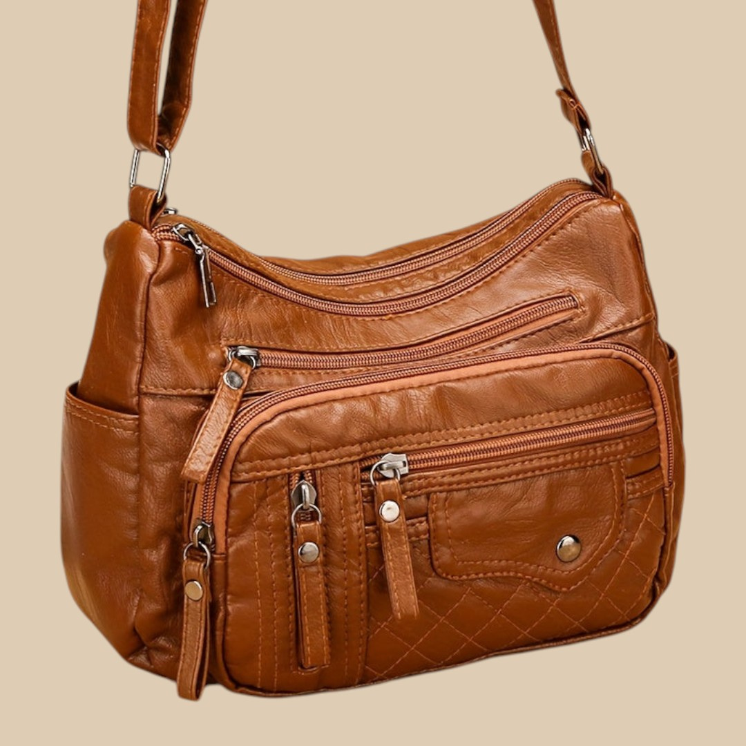 Vaessa | Leren crossbodytas voor dames – elegante designer schoudertas