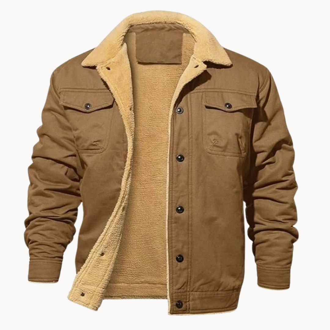 Quade | Men's Fleece-Lined Jacket - Warm Casual Outerwear