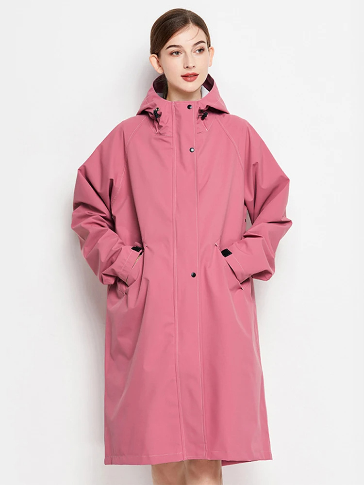 Anna | Imperméable et coupe-vent pour femme avec capuche ajustable, veste d'extérieur légère