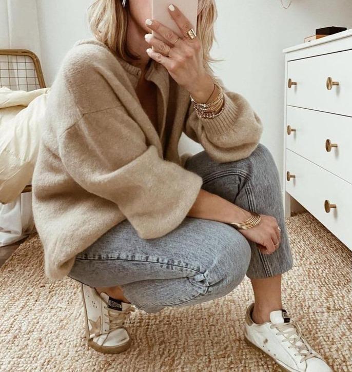 Ailsa | Los gebreid damesvest - Elegant en comfortabel, zacht gebreid, veelzijdige trui