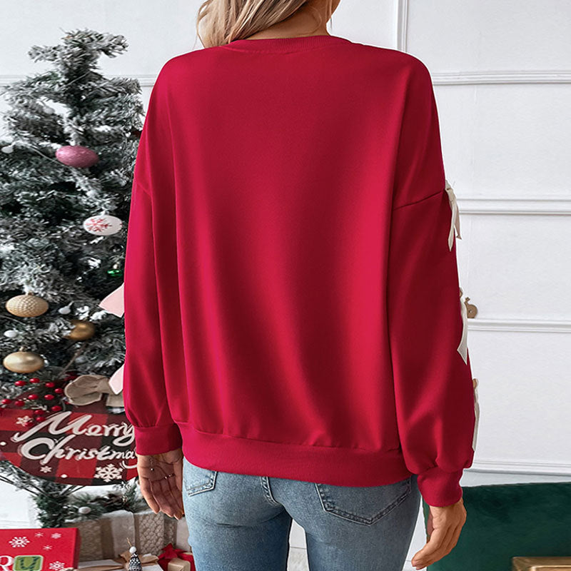 Mabli | Sweater with Bow Sleeves - Cozy top, elegant bow design