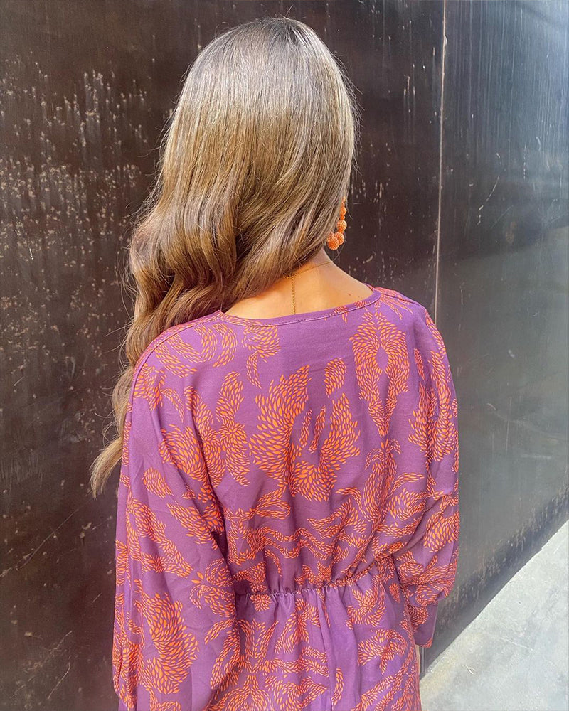 Malgorzata | Wikkeljurk voor dames - V-hals, lange mouwen, elegant & comfortabel