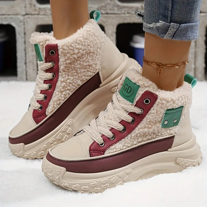 ArcticGrip | Winterwandelschoenen met dikke zool - waterdicht, geïsoleerd en slipvast voor koud weer