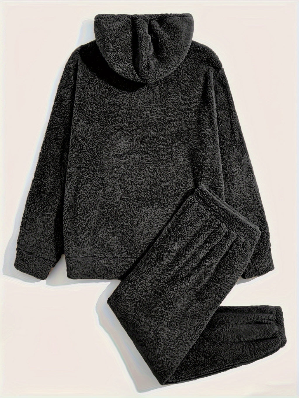 Jester | Teddy Hoodie & Sweatbroek Set voor Heren - 2-Delige Winter Casual Outfit, Warme Trui, Joggers