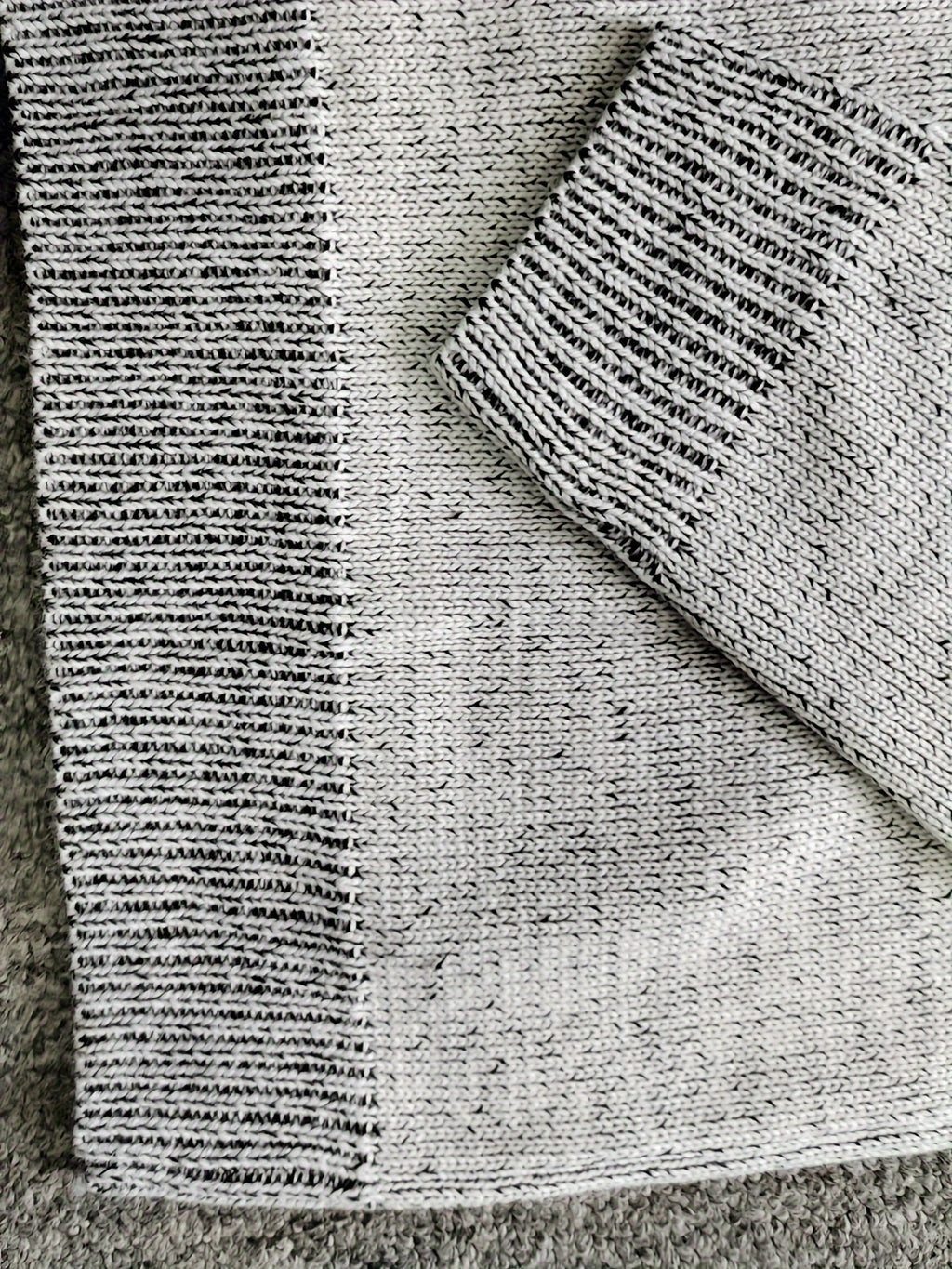 Novak | Kleurblok Gebreide Hoodie voor Mannen - Casual Trui, Streetwear, Warm & Comfortabel