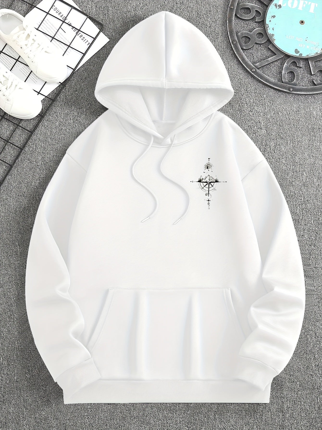 Matteo | Heren sweatshirt met capuchon - Casual sport loose fit met kangoeroezak