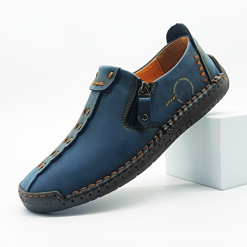 Tapio | Heren Vintage Handgemaakte Loafers - Lichtgewicht Slip-On Casual Outdoor Moccasins