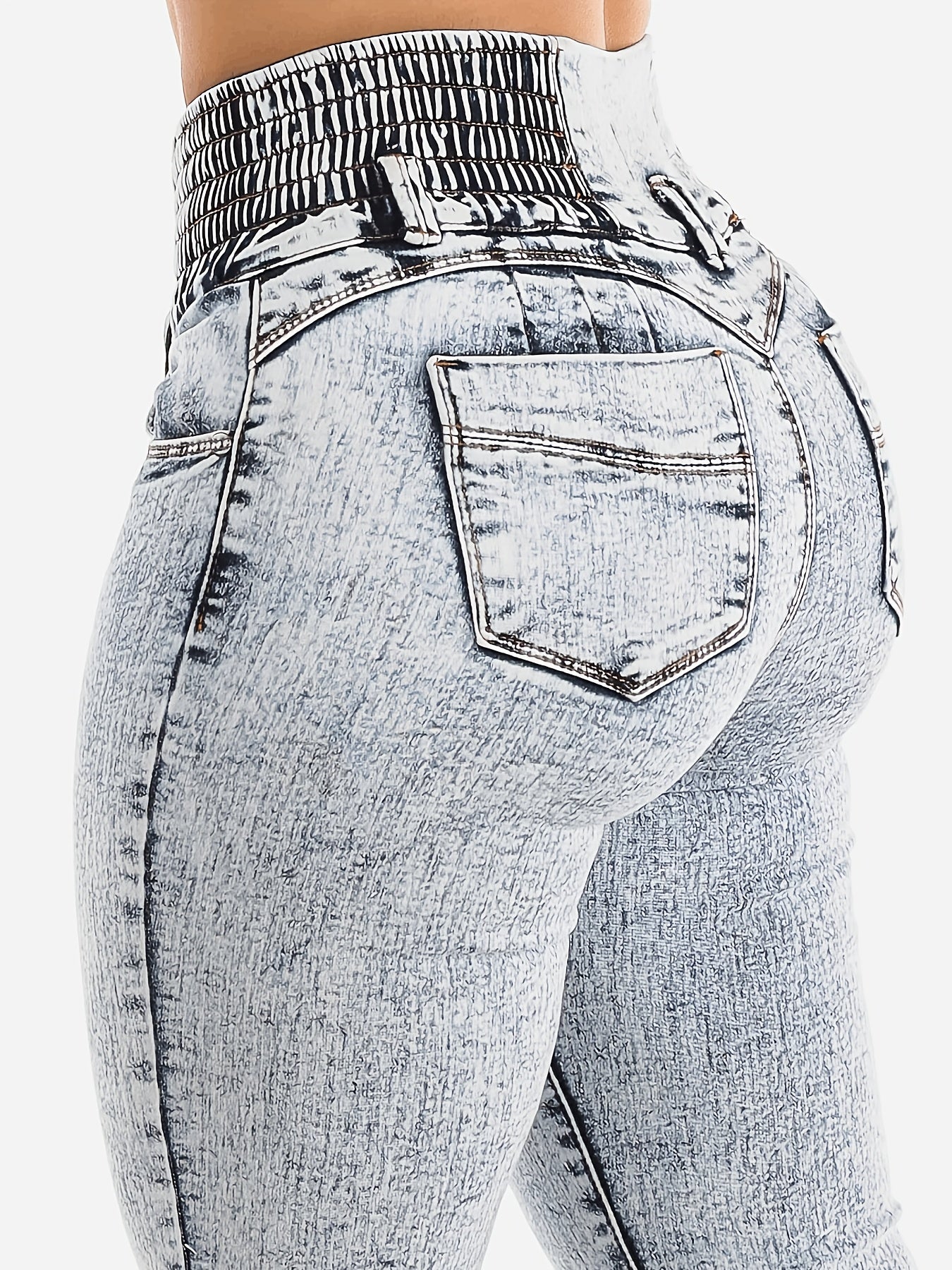 Xanthia | Women's High Waisted Skinny Jeans - Lift & shape, comfortable fit