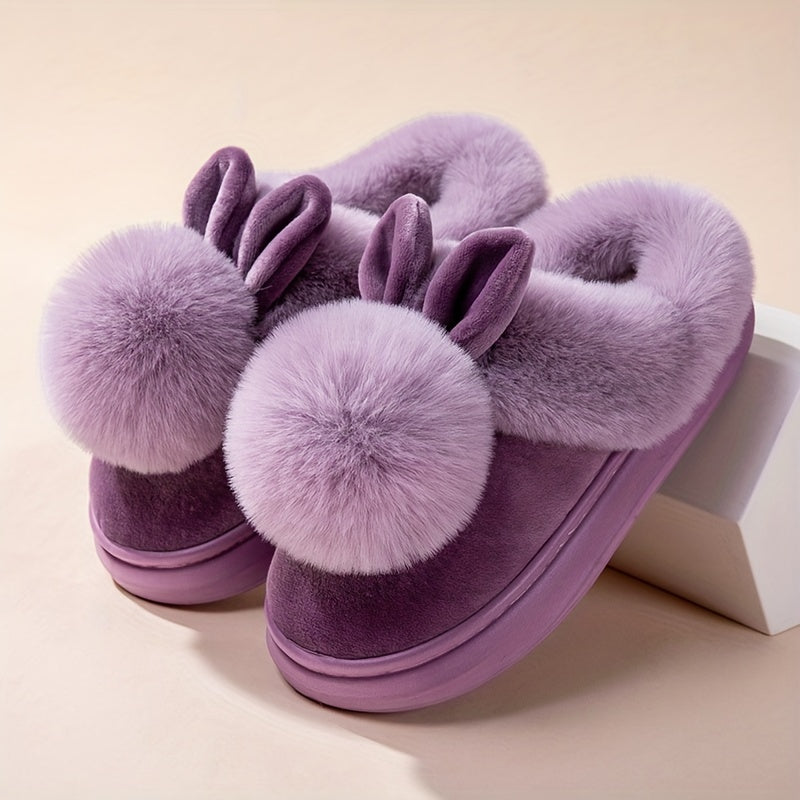 SnuggleStep | Vrouwen pantoffels van pluche - Zachte, donzige, warme antislippantoffels voor binnen en buiten