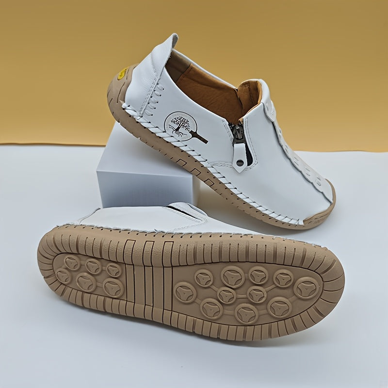 Tapio | Heren Vintage Handgemaakte Loafers - Lichtgewicht Slip-On Casual Outdoor Moccasins