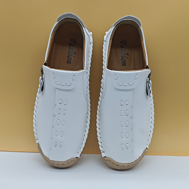 Tapio | Heren Vintage Handgemaakte Loafers - Lichtgewicht Slip-On Casual Outdoor Moccasins