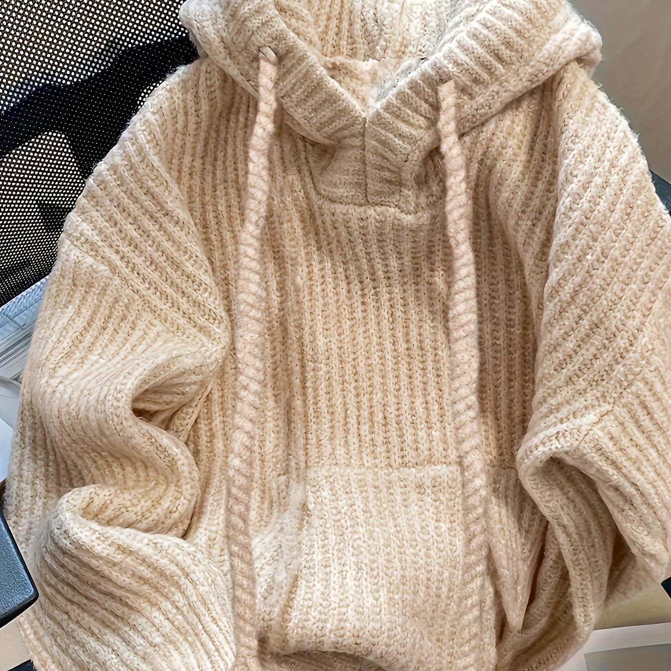 Irelis | Heren trui met capuchon en trekkoord, casual warme pullover met lange mouwen