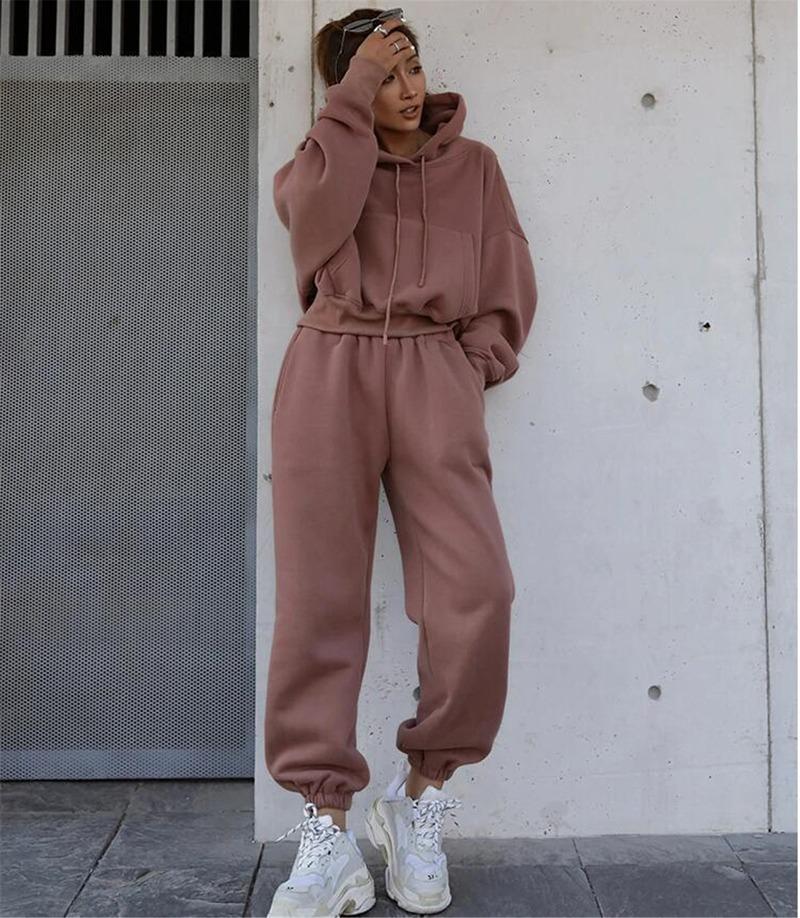 Amistra | Women's Long Sleeve Sportswear - Casual Two Piece Outfit, Athletic & Leisure Wear