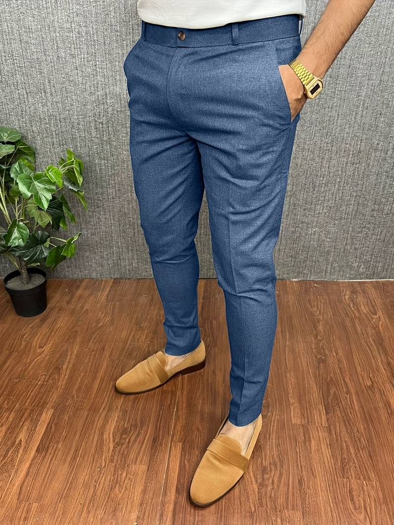 Olivier | Heren Slim Fit Business Casual Broek - Broek voor Kantoor & Dagelijks Dragen