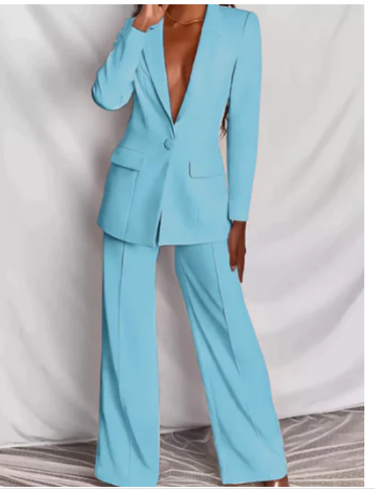 Norythia | Blazer en broek voor dames - Chic maatpak, kantoorkleding, elegante formele outfit