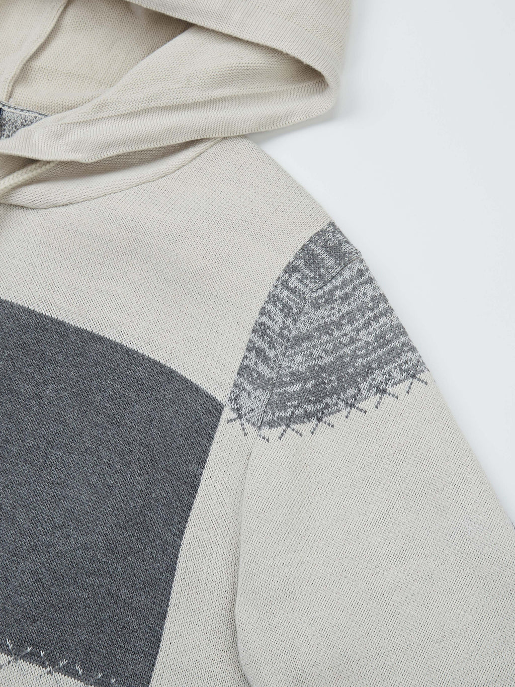 Cedar | Slim fit trui met capuchon voor heren - Casual geruit kleurenblok voor buitensport & winter