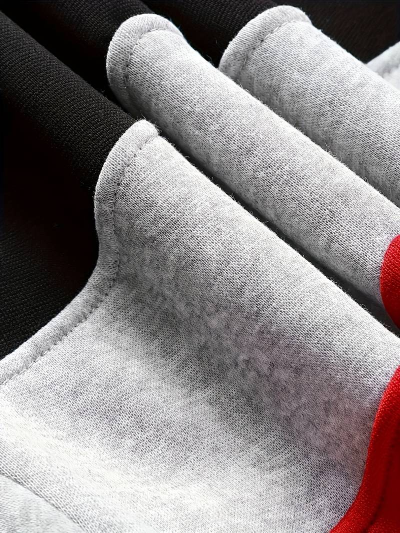 Gunther | Kleurblok Hoodie voor Heren - Stijlvol Casual Sweatshirt met Gedurfd Ontwerp