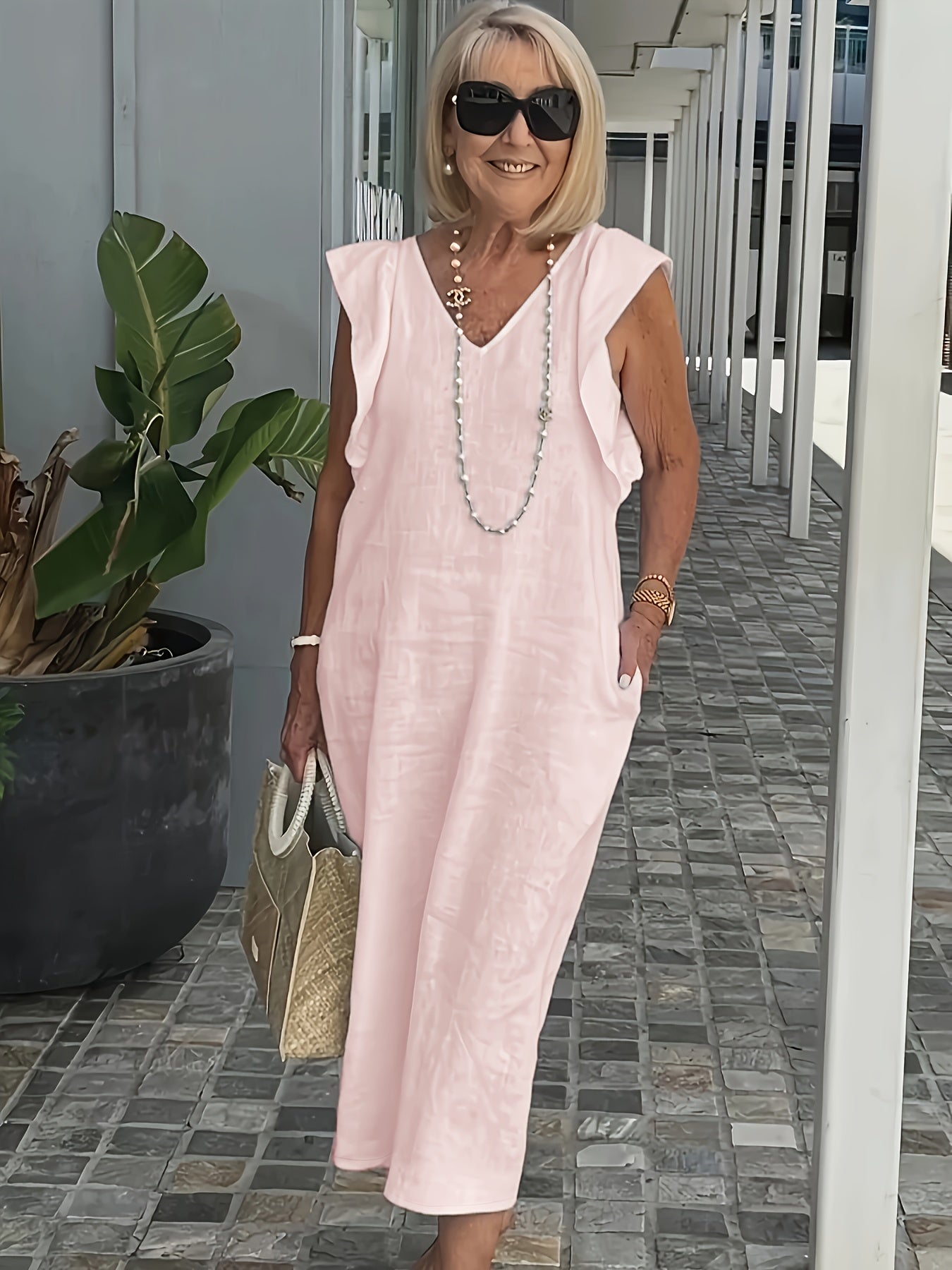 Rosaria | Zomerjurk voor dames – Chique, casual en elegante midi-jurk