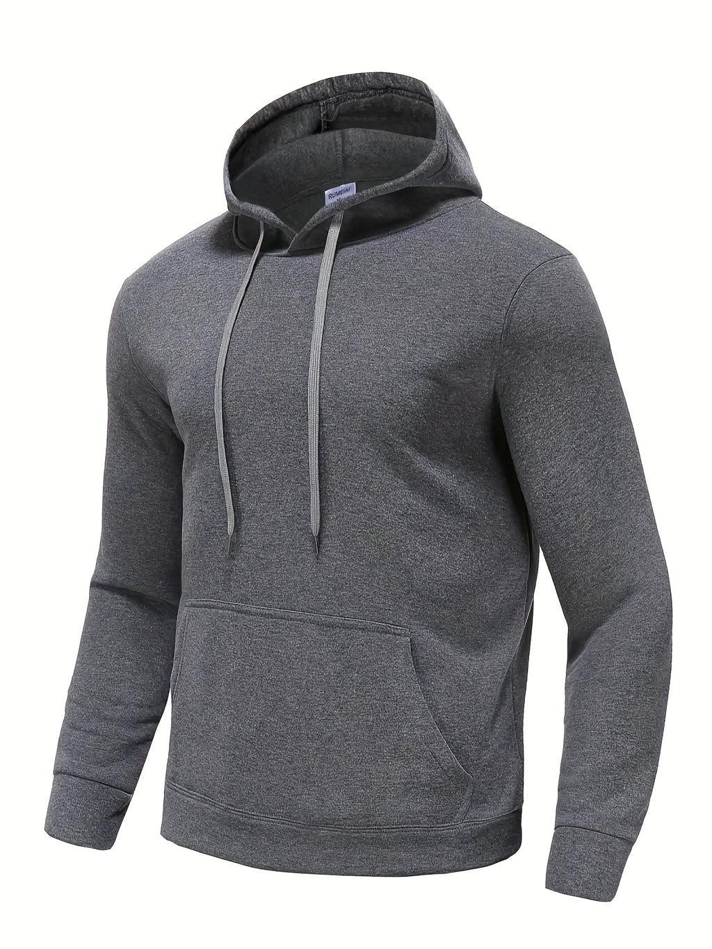Remus | Heren Hoodies in effen kleuren, Casual losse pasvorm trui met capuchon  los